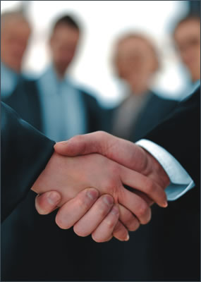 shaking hands